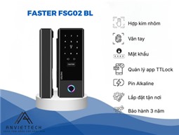Khóa Thông Minh Cửa Kính Cường Lực Faster FSG02 BL